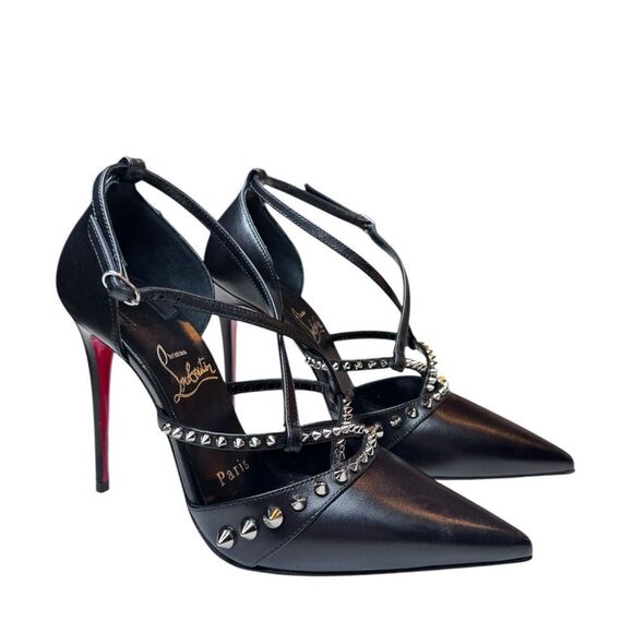 NWT Christian Louboutin Tatooshka Spikes 100mm (35/5) - Picture 3 of 8